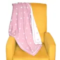 Dětská deka hvězdičky růžová