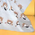 Dětská deka Medvídci mořská modrá
