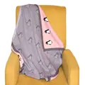 Dětská deka Tučňák růžová