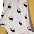 Dětská deka Tukan matná bílá