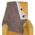 Dětská deka Tukan matná bílá