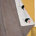 Dětská deka Tukan matná bílá
