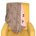 Dětská deka Včelka růžová