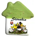 Keramická magnetka domeček pastýři