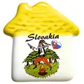 Keramický magnetka domeček zbojníci