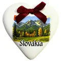 Keramické srdíčko Slovakia
