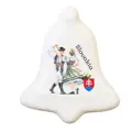 Keramický zvonek Slovenský folklór