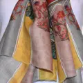 Kalamkari šála Handmade 12