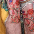 Kalamkari šála Handmade 12