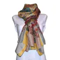 Kalamkari šála Handmade 12