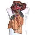 Kalamkari šála Handmade 19