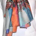 Kalamkari šála Handmade 21