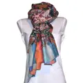 Kalamkari šála Handmade 21