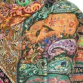 Kalamkari šála Handmade 15