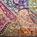 Kalamkari šála Handmade 15