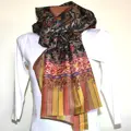 Kalamkari šála Handmade 16