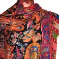 Kalamkari šála Handmade 17