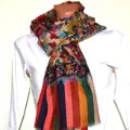 Kalamkari šála Handmade 21
