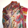 Kalamkari šála Handmade 9