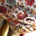 Kalamkari šála Handmade 25