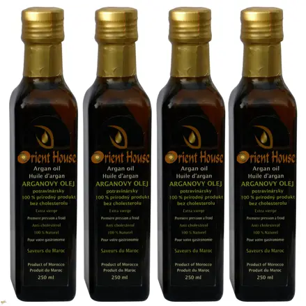 Arganový olej potravinářský 4x250ml  