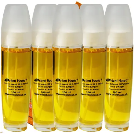 Arganový olej kosmetický bio 5x100ml 