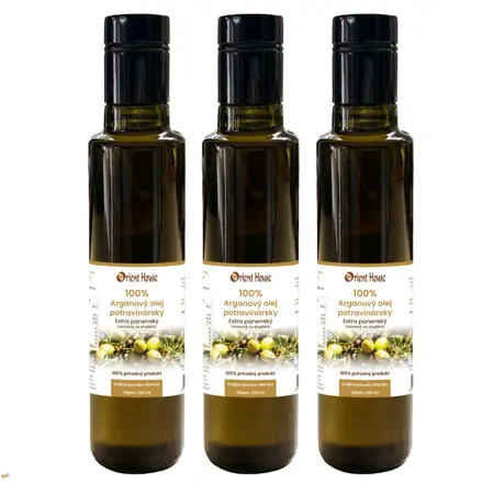 Arganový olej potravinářský 3x250 ml  