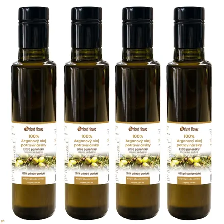 Arganový olej potravinářský 4x250ml