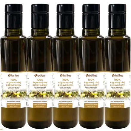 Arganový olej potravinářský 5x250ml  