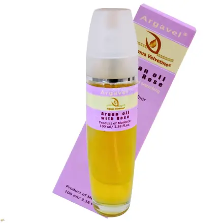 Arganový olej kosmetický s růží bio 100ml