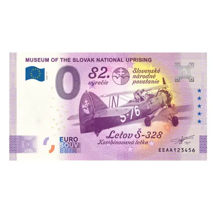 0 Euro Souvenir Banská Bystrica, Muzeum SNP