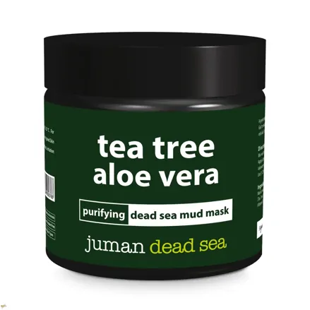 Čistící maska ​​z čajovníku, aloe vera a bahna z Mrtvého moře