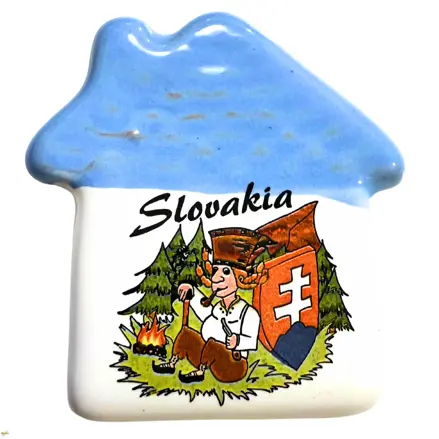 Keramický domeček zbojníci