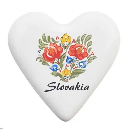 Keramické srdíčko Slovenská Majolika