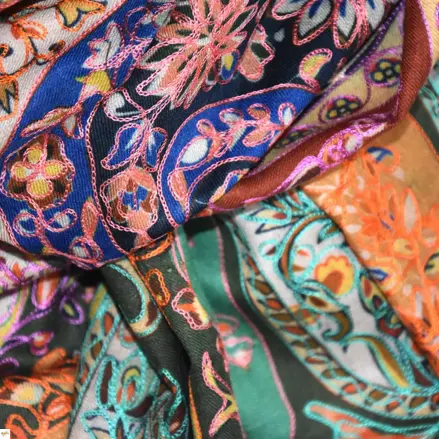 Kalamkari šála Handmade 15