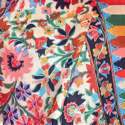 Kalamkari šála Handmade 21