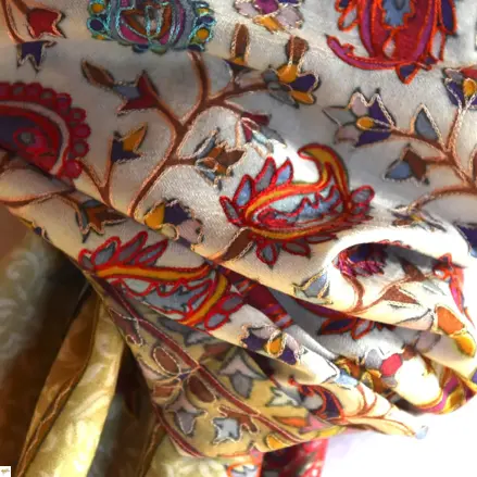 Kalamkari šála Handmade 25 Kalamkari šála Handmade 25