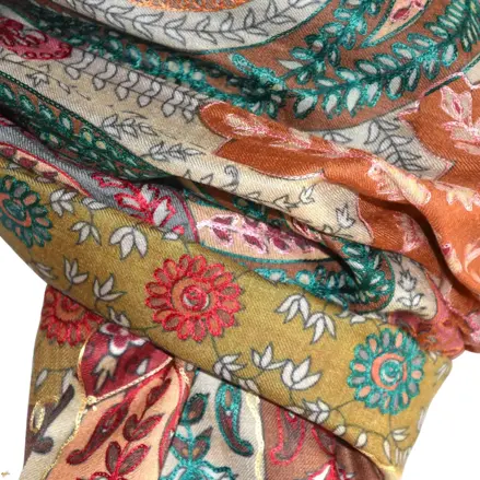 Kalamkari šála Handmade 26 Kalamkari šála Handmade 26