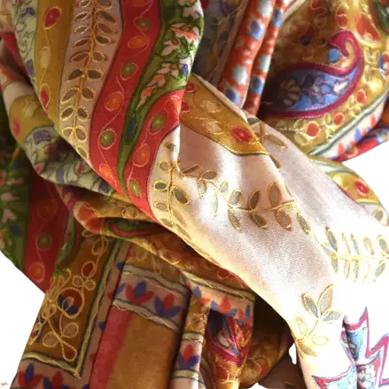 Kalamkari šála Handmade 28 Kalamkari šála Handmade 28