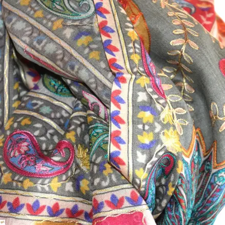 Kalamkari šála Handmade 6 Kalamkari šála Handmade 6