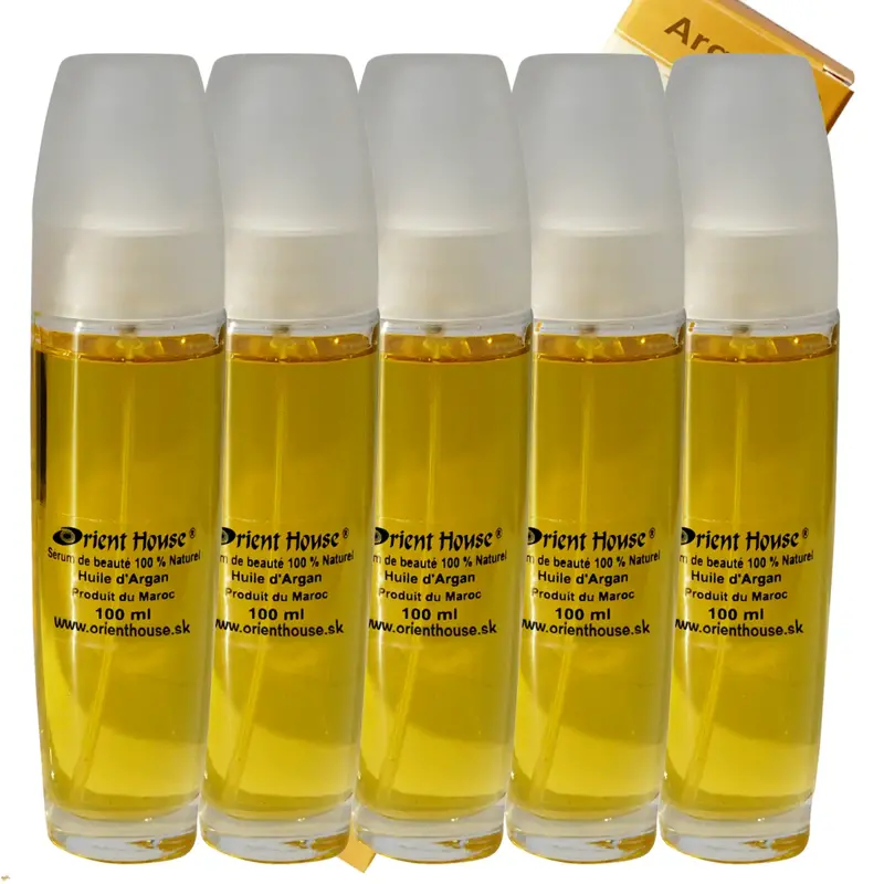 Arganový olej kosmetický bio 5x100ml Arganový olej kosmetický bio 5x100ml