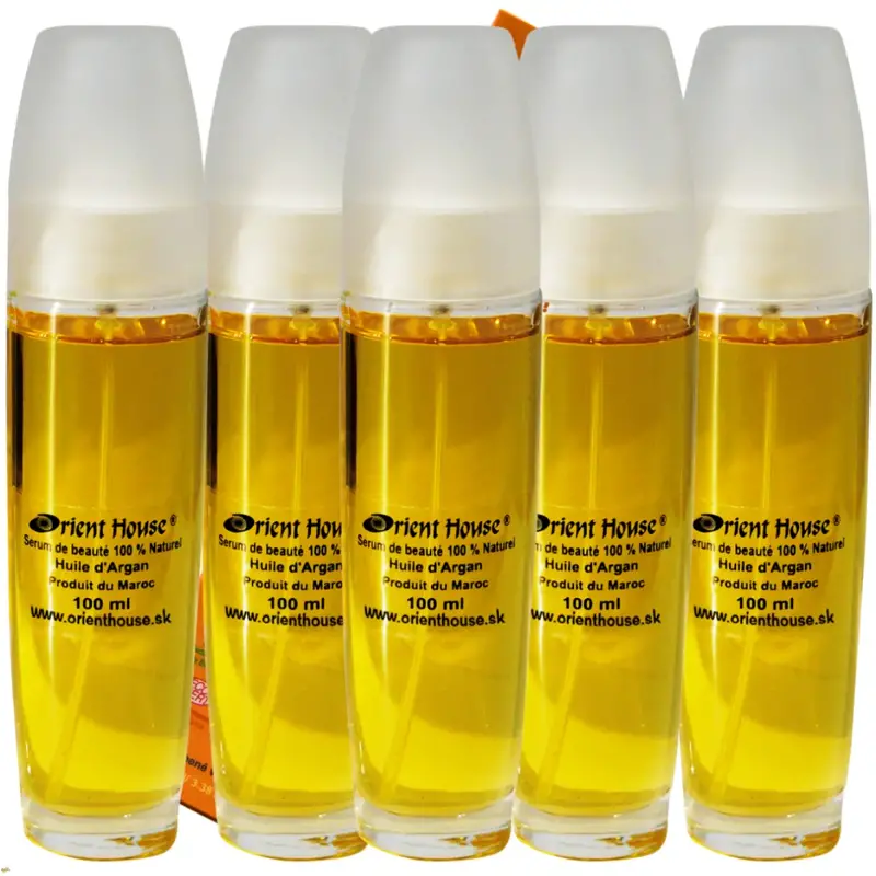 Arganový olej kosmetický bio 5x100ml Arganový olej kosmetický bio 5x100ml