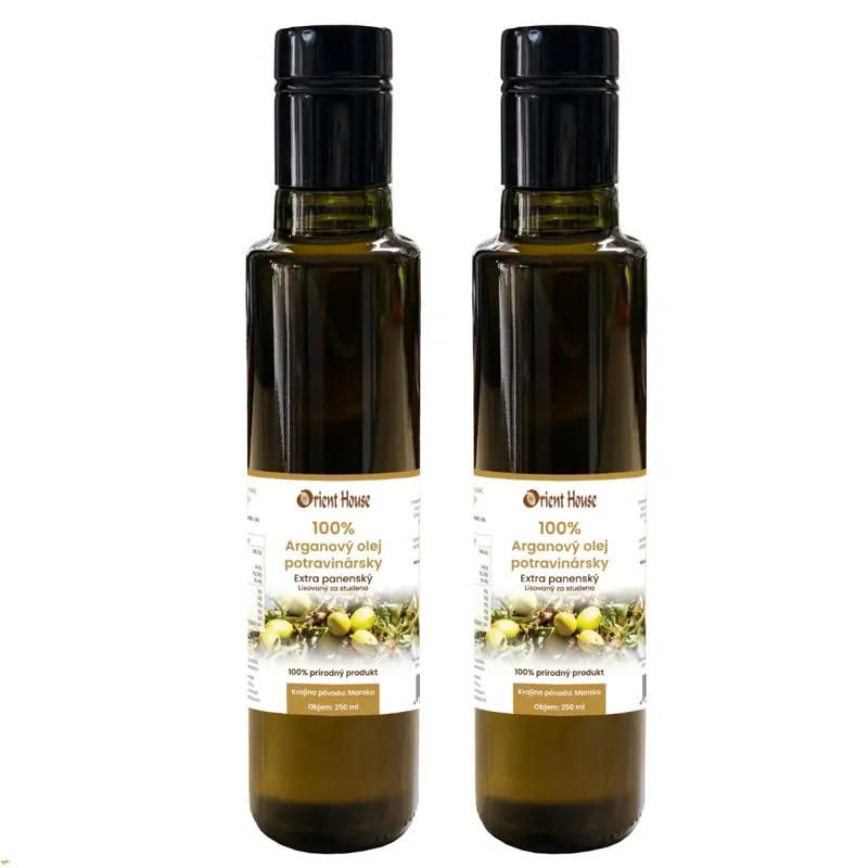 Arganový olej potravinářský 2x250ml Arganový olej potravinářský 2x250ml
