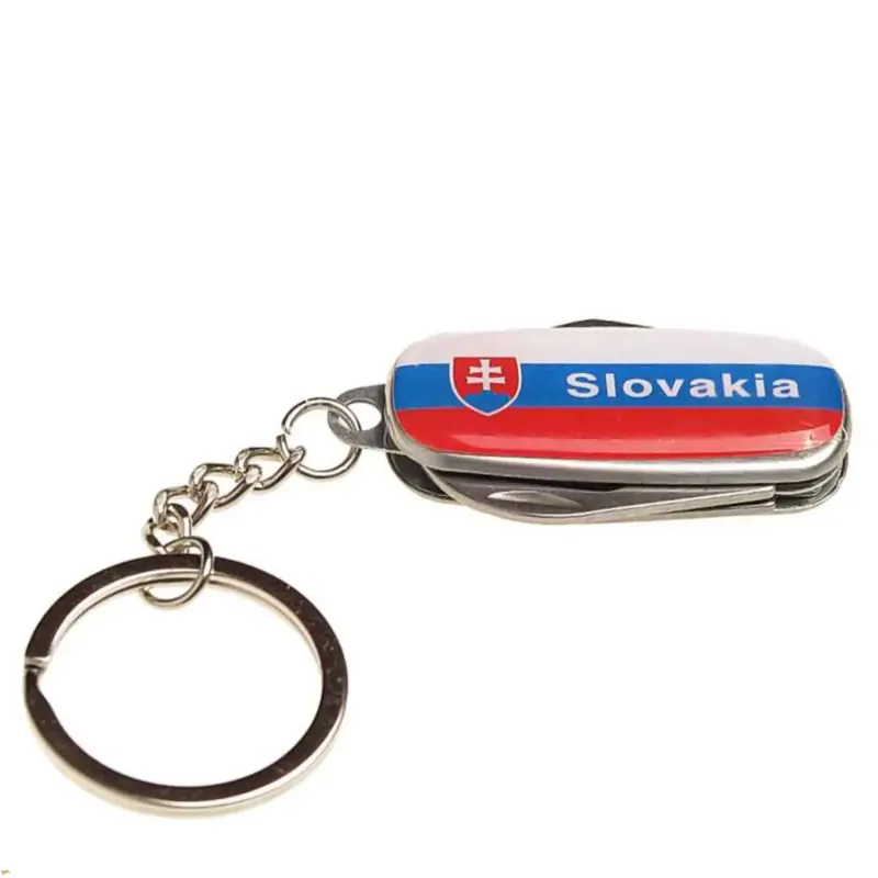 Přívěsek na klíče Slovakia kapesní nůž 5cm Přívěsek na klíče Slovakia kapesní nůž 5cm