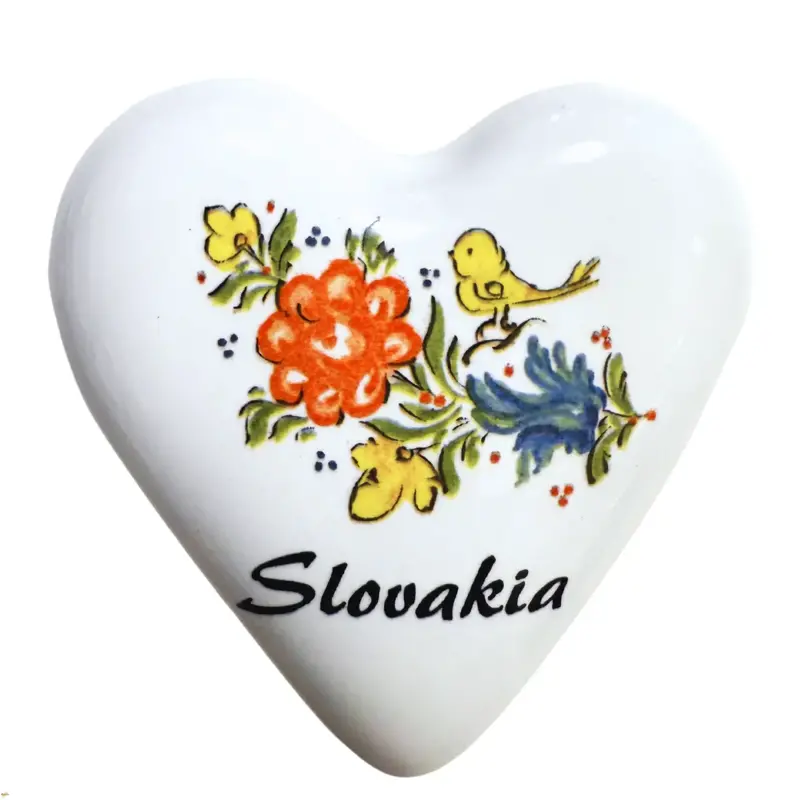 Keramické srdíčko Slovenská Majolika 1 Keramické srdíčko Slovenská Majolika 1