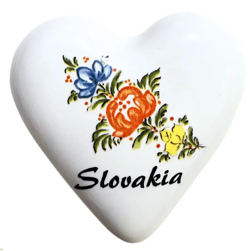 Keramické srdíčko Slovenská Majolika 5 Keramické srdíčko Slovenská Majolika 5