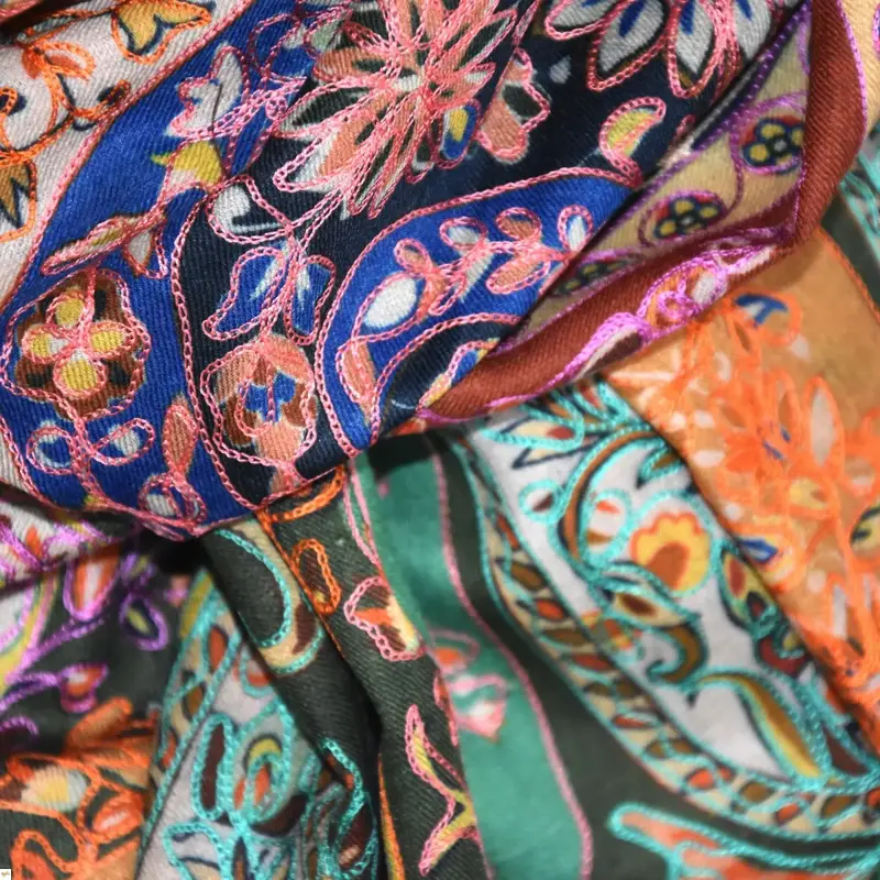 Kalamkari šála Handmade 15 Kalamkari šála Handmade 15