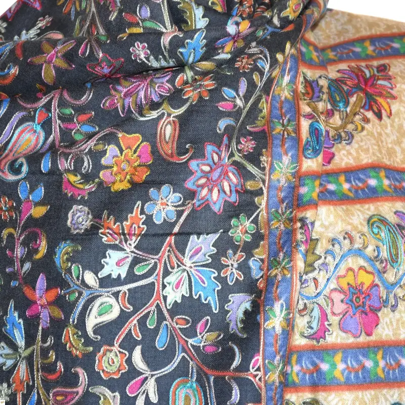 Kalamkari šála Handmade 18
