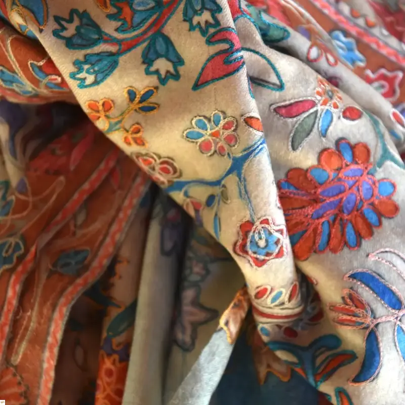 Kalamkari šála Handmade 24