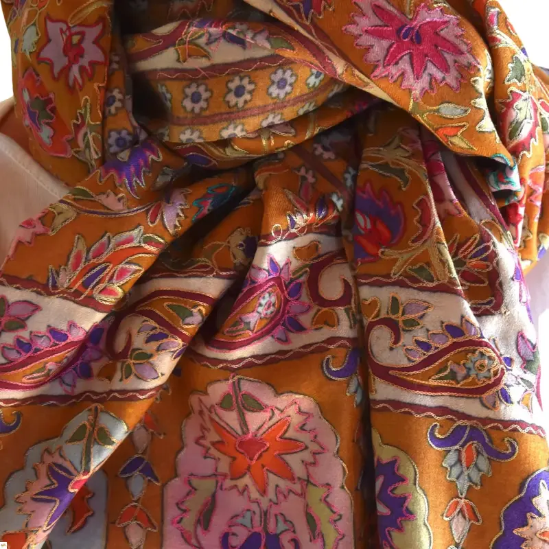 Kalamkari šála Handmade 30